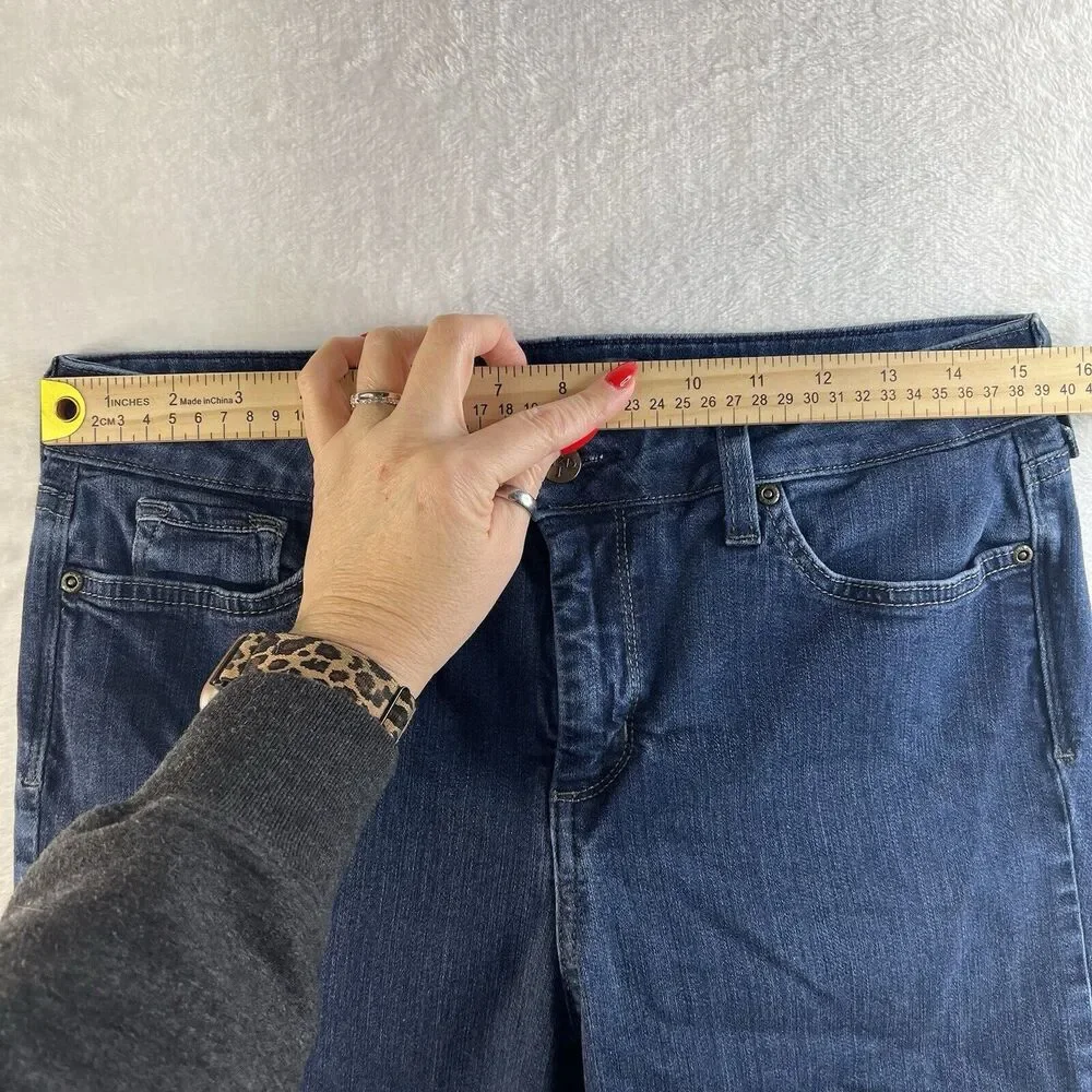 NYDJ 12 Ami Skinny Legging Jeans‎ Mid Rise Lift Tuck Tech Women’s Stretch Blue